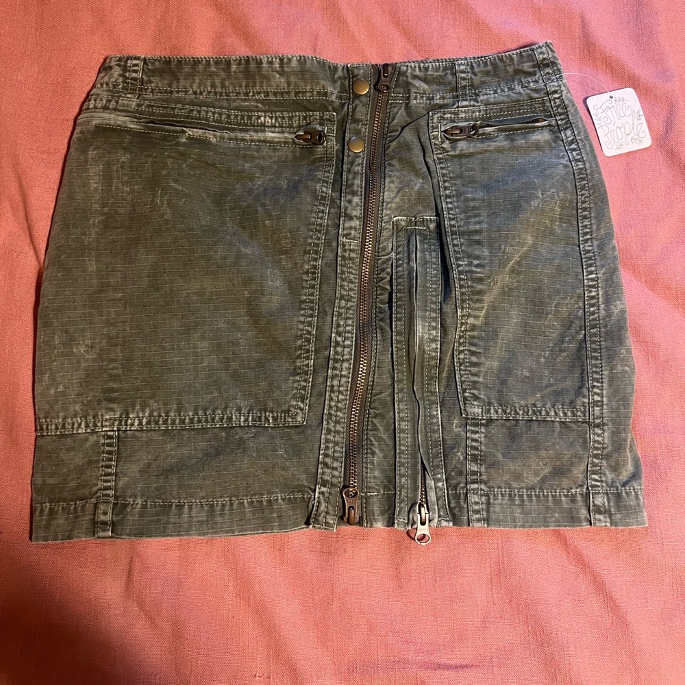 Green Free People Skirt